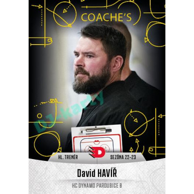 2022/23 Goal Cards Chance Liga 1. série #18 David Havíř Coach´s