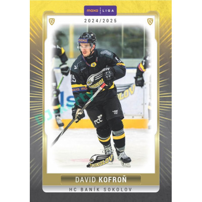 2024/25 Goal Cards Maxa liga 1. série #SOK-18 David Kofroň Parallel 1of15