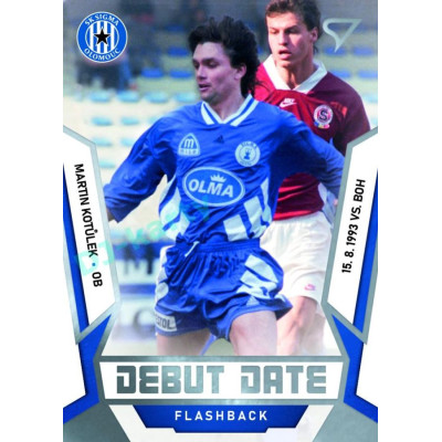2022/23 Sportzoo Fortuna Liga 2. série #DF-6 Martin Kotůlek Debut Date Flashback