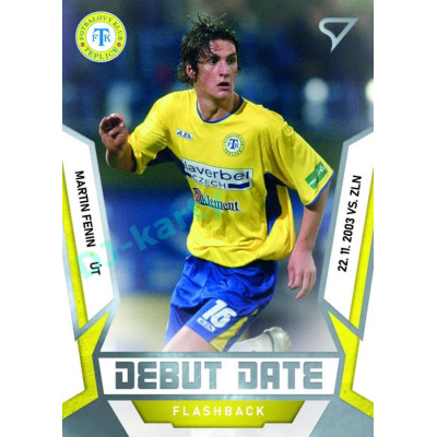2022/23 Sportzoo Fortuna Liga 2. série #DF-8 Martin Fenin Debut Date Flashback