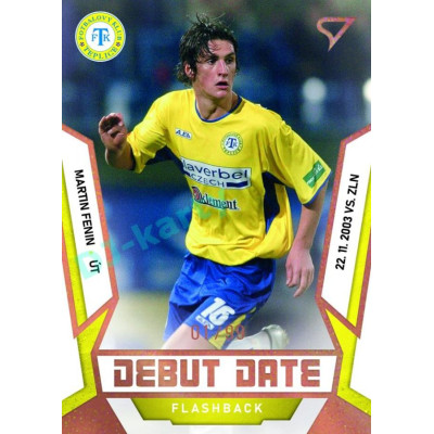 2022/23 Sportzoo Fortuna Liga 2. série #DF-8 Martin Fenin Debut Date Flashback Limited xxx/149