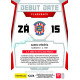 2022/23 Sportzoo Fortuna Liga 2. série #DF-9 Marek Střeštík Debut Date Flashback Limited xxx/149