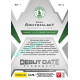 2023/24 Sportzoo Fortuna Liga 2. série #DF-4 Kamil Čontofalský Debut Date Flashback