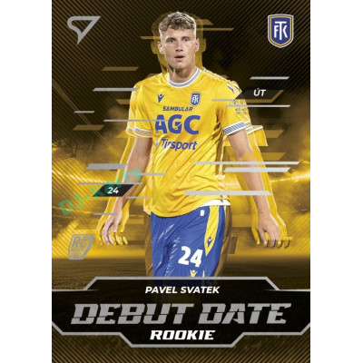2024/25 Sportzoo Chance Liga 2. série #DD-3 Pavel Svatek Debut Date Rookie