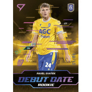 2024/25 Sportzoo Chance Liga 2. série #DD-3 Pavel Svatek Debut Date Rookie Pink xx/85