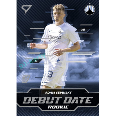 2024/25 Sportzoo Chance Liga 2. série #DD-4 Adam Ševínský Debut Date Rookie