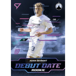 2024/25 Sportzoo Chance Liga 2. série #DD-4 Adam Ševínský Debut Date Rookie Pink xx/85
