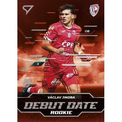 2024/25 Sportzoo Chance Liga 2. série #DD-7 Václav Jindra Debut Date Rookie