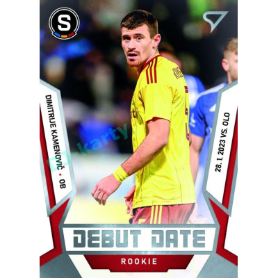 2022/23 Sportzoo Fortuna Liga 2. série #DR-07 Dimitrije Kamenovič Debut Date Rookie