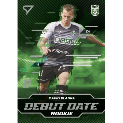 2024/25 Sportzoo Chance Liga 2. série #DD-8 David Planka Debut Date Rookie