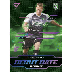 2024/25 Sportzoo Chance Liga 2. série #DD-8 David Planka Debut Date Rookie Pink xx/85