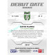 2024/25 Sportzoo Chance Liga 2. série #DD-8 David Planka Debut Date Rookie