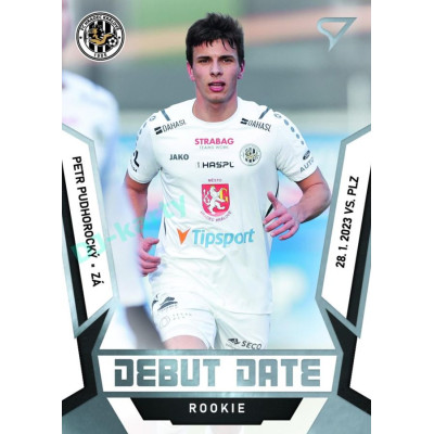 2022/23 Sportzoo Fortuna Liga 2. série #DR-09 Petr Pudhorocký Debut Date Rookie