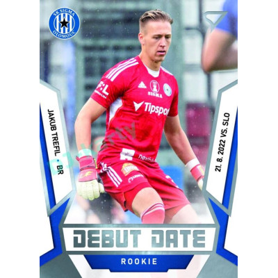 2022/23 Sportzoo Fortuna Liga 2. série #DR-11 Jakub Trefil Debut Date Rookie