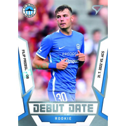 2022/23 Sportzoo Fortuna Liga 2. série #DR-12 Filip Prebsl Debut Date Rookie