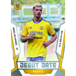 2022/23 Sportzoo Fortuna Liga 2. série #DR-20 Nedeljko Kovinič Debut Date Rookie