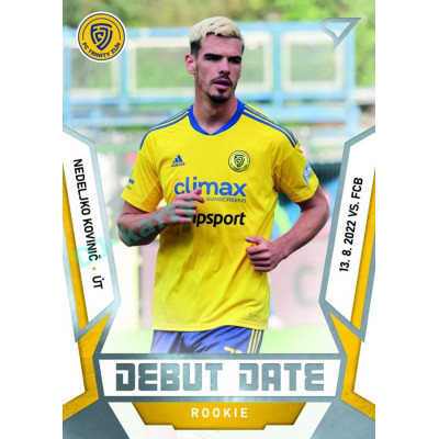 2022/23 Sportzoo Fortuna Liga 2. série #DR-20 Nedeljko Kovinič Debut Date Rookie