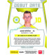 2022/23 Sportzoo Fortuna Liga 2. série #DR-23 Jakub Křišťan Debut Date Rookie