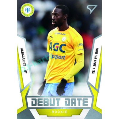 2022/23 Sportzoo Fortuna Liga 2. série #DR-25 Babacar Sy Debut Date Rookie
