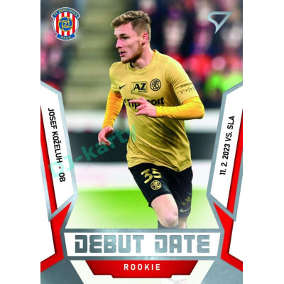 2022/23 Sportzoo Fortuna Liga 2. série #DR-27 Josef Koželuh Debut Date Rookie