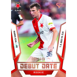 2022/23 Sportzoo Fortuna Liga 2. série #DR-01 Marek Icha Debut Date Rookie Limited xxx/149