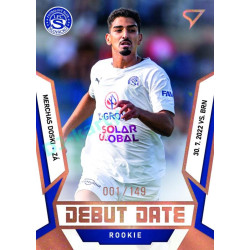 2022/23 Sportzoo Fortuna Liga 2. série #DR-08 Merchas Doski Debut Date Rookie Limited xxx/149