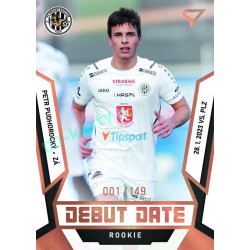 2022/23 Sportzoo Fortuna Liga 2. série #DR-09 Petr Pudhorocký Debut Date Rookie Limited xxx/149