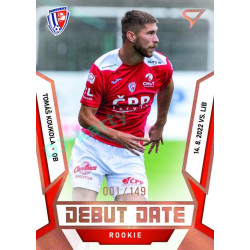 2022/23 Sportzoo Fortuna Liga 2. série #DR-17 Tomáš Koukola Debut Date Rookie Limited xxx/149