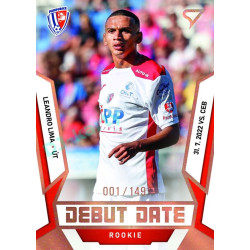 2022/23 Sportzoo Fortuna Liga 2. série #DR-19 Leandro Lima Debut Date Rookie Limited xxx/149