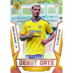 2022/23 Sportzoo Fortuna Liga 2. série #DR-20 Nedeljko Kovinič Debut Date Rookie Limited xxx/149