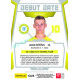 2022/23 Sportzoo Fortuna Liga 2. série #DR-23 Jakub Křišťan Debut Date Rookie Limited xxx/149
