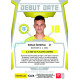 2022/23 Sportzoo Fortuna Liga 2. série #DR-24 Roman Čerepkai Debut Date Rookie Limited xxx/149