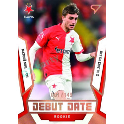 2022/23 Sportzoo Fortuna Liga 2. série #DR-03 Matouš Nikl Debut Date Rookie Limited xxx/149