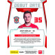 2022/23 Sportzoo Fortuna Liga 2. série #DR-27 Josef Koželuh Debut Date Rookie Limited xxx/149