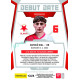 2022/23 Sportzoo Fortuna Liga 2. série #DR-03 Matouš Nikl Debut Date Rookie Limited xxx/149