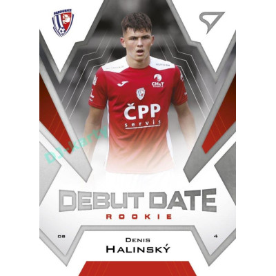 2023/24 Sportzoo Fortuna Liga 2. série #DR-17 Denis Halinský Debut Date Rookie