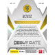 2023/24 Sportzoo Fortuna Liga 2. série #DR-22 Alexandr Bužek Debut Date Rookie
