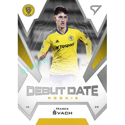 2023/24 Sportzoo Fortuna Liga 2. série #DR-25 Marek Švach Debut Date Rookie