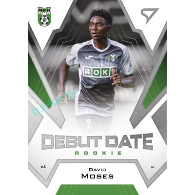 2023/24 Sportzoo Fortuna Liga 2. série #DR-27 David Moses Debut Date Rookie