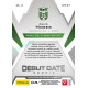 2023/24 Sportzoo Fortuna Liga 2. série #DR-27 David Moses Debut Date Rookie