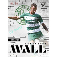 2023/24 Sportzoo Fortuna Liga 2. série #DW-08 Matěj Hybš Defensive Wall Limited xx/80