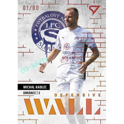 2023/24 Sportzoo Fortuna Liga 2. série #DW-09 Michal Kadlec Defensive Wall Limited xx/80