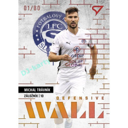 2023/24 Sportzoo Fortuna Liga 2. série #DW-10 Michal Trávník Defensive Wall Limited xx/80