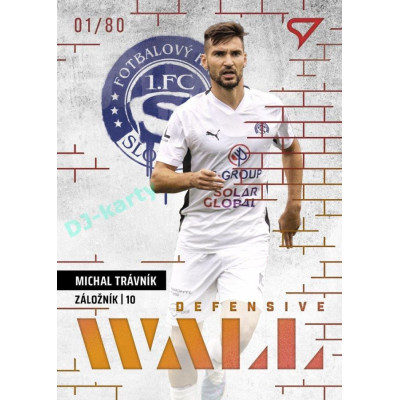 2023/24 Sportzoo Fortuna Liga 2. série #DW-10 Michal Trávník Defensive Wall Limited xx/80