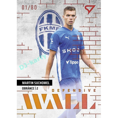 2023/24 Sportzoo Fortuna Liga 2. série #DW-16 Martin Suchomel Defensive Wall Limited xx/80