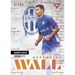 2023/24 Sportzoo Fortuna Liga 2. série #DW-17 Marek Suchý Defensive Wall Limited xx/80