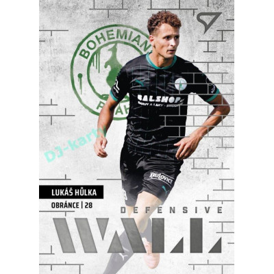 2023/24 Sportzoo Fortuna Liga 2. série #DW-07 Lukáš Hůlka Defensive Wall