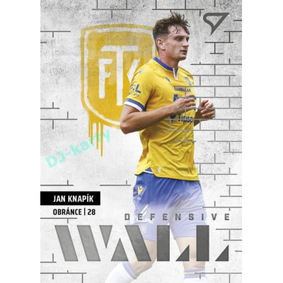 2023/24 Sportzoo Fortuna Liga 2. série #DW-21 Jan Knapík Defensive Wall