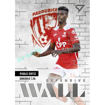 2023/24 Sportzoo Fortuna Liga 2. série #DW-25 Pablo Ortiz Defensive Wall