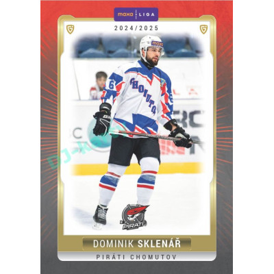 2024/25 Goal Cards Maxa liga 1. série #CHOM-22 Dominik Sklenář Parallel 1of40